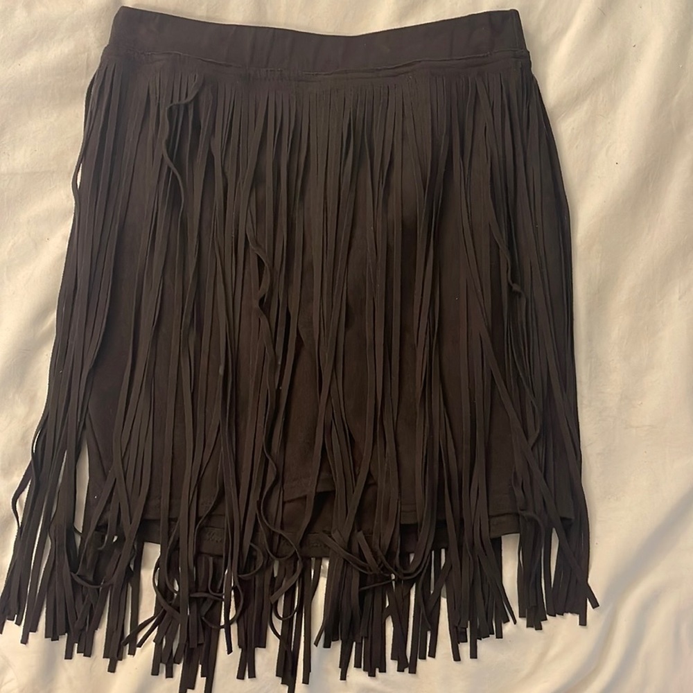 Fringe western skirt